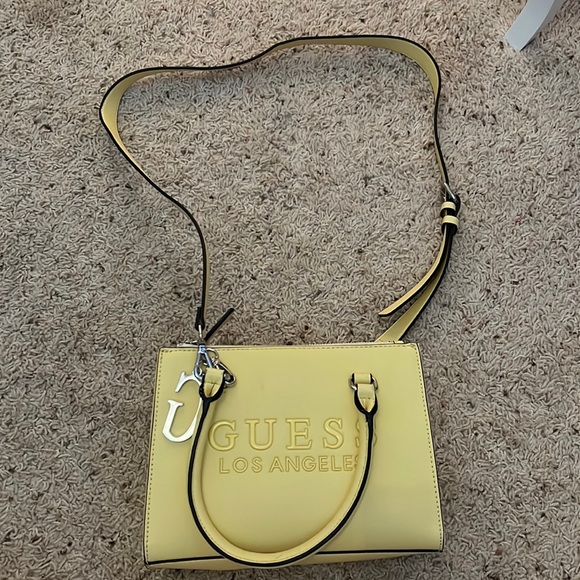 Guess Bags Guess Yellow Crossbody Purse Poshmark